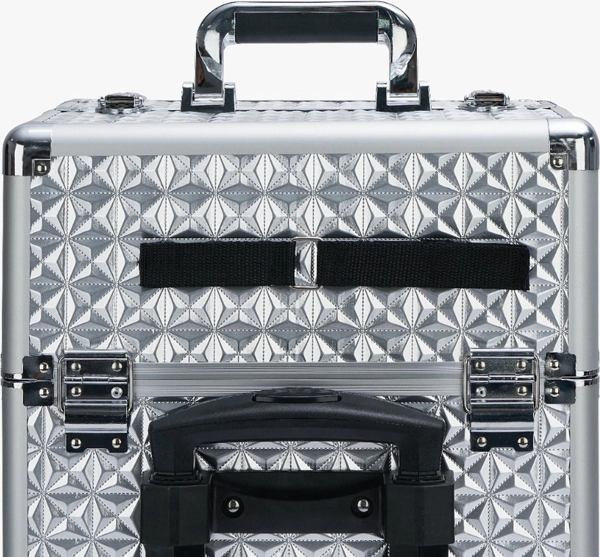 Beauty Koffer Zilver | Beautycase / Beautykoffer / Trolley Van Aluminium - 8 Wielen - Kapper Koffer - Tattoo Koffer - Nagel Koffer - Make-up Koffer 7 Beauty Koffer Zilver | Beautycase / Beautykoffer / Trolley Van Aluminium - 8 Wielen - Kapper Koffer - Tattoo Koffer - Nagel Koffer - Make-up Koffer - Afbeelding 5