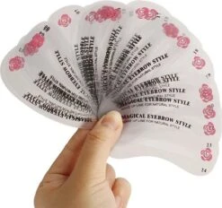 LOUZIR Wenkbrauw Sjablonen Set - 24 Stuks - Wenkbrauw Tekenen 14 LOUZIR Wenkbrauw Sjablonen Set - 24 Stuks - Wenkbrauw Tekenen -Cosmetica Winkel 1200x1127 1