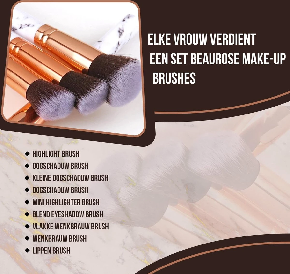 Luxe Make Up Kwasten Set - Make Up Brush - Oogschaduw – Beauty - Foundation Kwast - Poederkwast - Brush - Make Up - Cosmetica - Kwasten Set – Make Up Etui - Make Up Penselen Set – Make Up Set 11 Luxe Make Up Kwasten Set - Make Up Brush - Oogschaduw – Beauty - Foundation Kwast - Poederkwast - Brush - Make Up - Cosmetica - Kwasten Set – Make Up Etui - Make Up Penselen Set – Make Up Set - Afbeelding 9