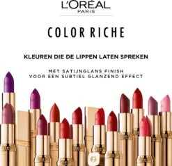 L’Oréal Paris Make-Up Designer Color Riche Satin Lipstick - 231 Sepia Silk - Nude - Verzorgende Lippenstift Met Arganolie Voor Een Comfortabel Gevoel - 4,54 Gr 19 L’Oréal Paris Make-Up Designer Color Riche Satin Lipstick - 231 Sepia Silk - Nude - Verzorgende Lippenstift Met Arganolie Voor Een Comfortabel Gevoel - 4,54 Gr -Cosmetica Winkel 1200x1158