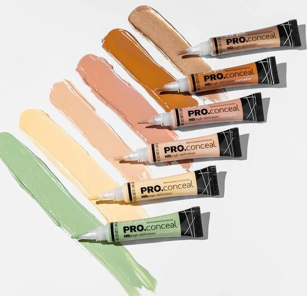 L.A. Girl - HD Pro Concealer - GC995 - Light Yellow - Corrector - Geel - Lichte Tot Medium Huid - Cruelty Free - 8 G 6 L.A. Girl - HD Pro Concealer - GC995 - Light Yellow - Corrector - Geel - Lichte Tot Medium Huid - Cruelty Free - 8 G - Afbeelding 4