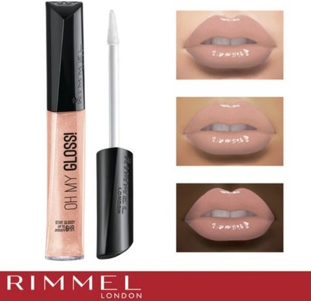 Rimmel London Oh My Gloss! - Non Stop Glamour - Lipgloss 4 Rimmel London Oh My Gloss! - Non Stop Glamour - Lipgloss - Afbeelding 2