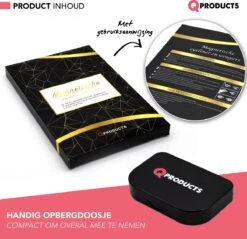 Qproducts Magnetische Wimpers - Nepwimpers - Wimperset Van 10 Wimpers 4 Eyeliners En Pincet - Inclusief Wimper Bewaardoos Met Ingebouwd Spiegeltje - Magneet Wimpers - Magnetic Lashes -Cosmetica Winkel 1200x1162 1