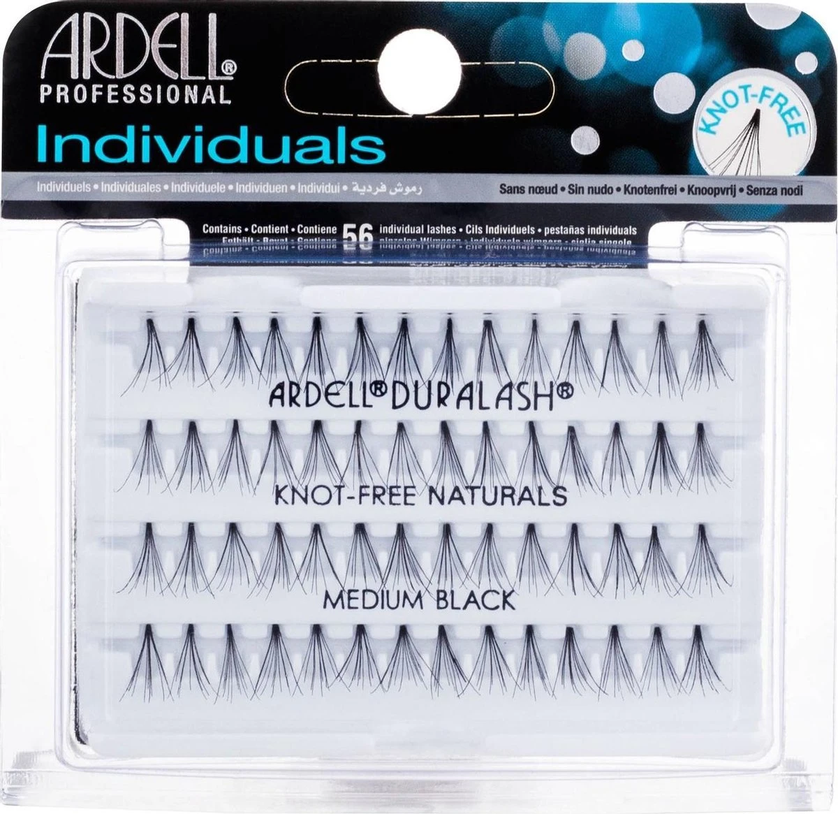 Ardell - Duralash Naturals Individual Lashes Medium - Black 4 Ardell - Duralash Naturals Individual Lashes Medium - Black - Afbeelding 2