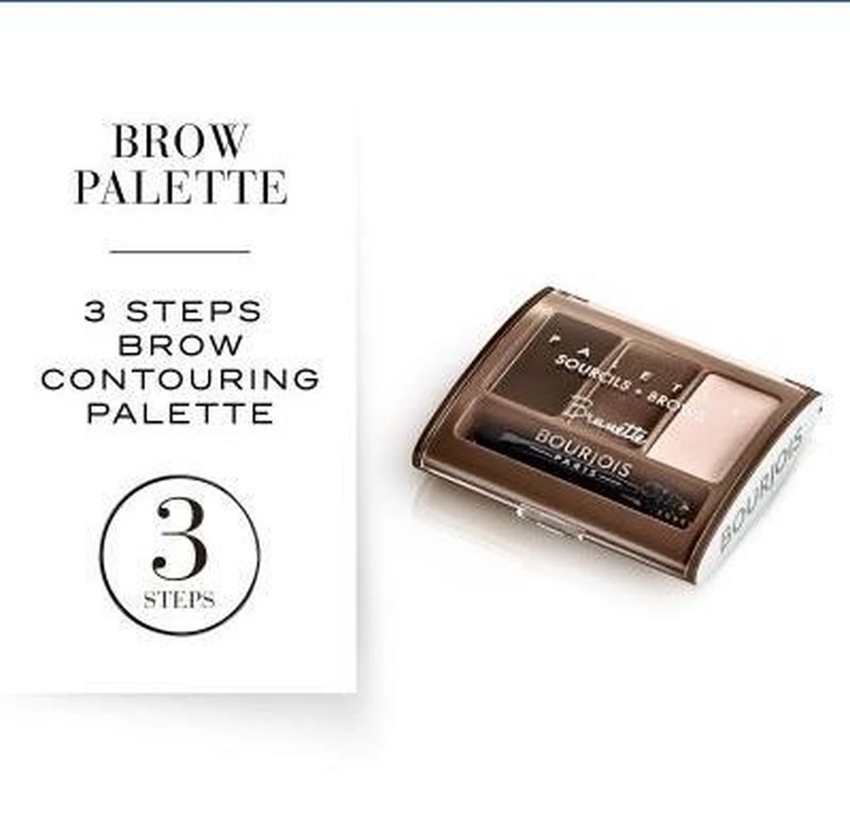 Bourjois Brow Palette Wenkbrauwmake-up - 2 Brunette 10 Bourjois Brow Palette Wenkbrauwmake-up - 2 Brunette - Afbeelding 8