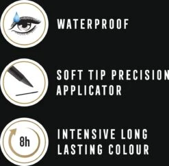 Max Factor Colour Xpert Waterproof - 01 Deep Black - Zwart - Eyeliner -Cosmetica Winkel 1200x1175