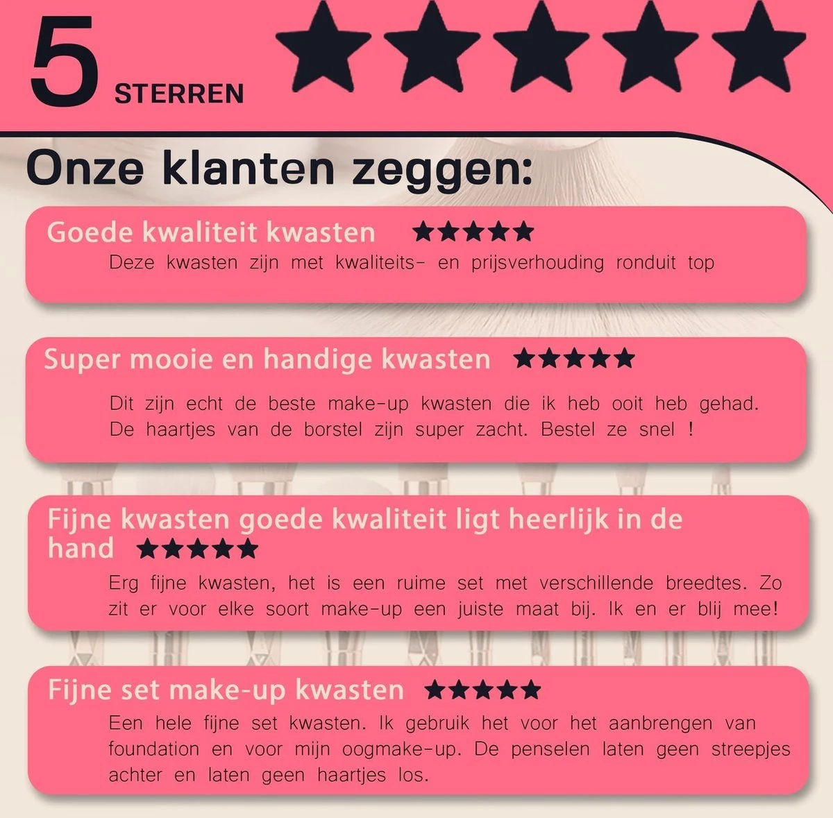 BeauRose Make Up Kwasten Set - Make Up Brush - Oogschaduw - Foundation Kwast - Poeder Kwast - Brush - Make Up - Cosmetica - Kwasten Set – Make Up Tasje - 12 Stuks 12 BeauRose Make Up Kwasten Set - Make Up Brush - Oogschaduw - Foundation Kwast - Poeder Kwast - Brush - Make Up - Cosmetica - Kwasten Set – Make Up Tasje - 12 Stuks - Afbeelding 10