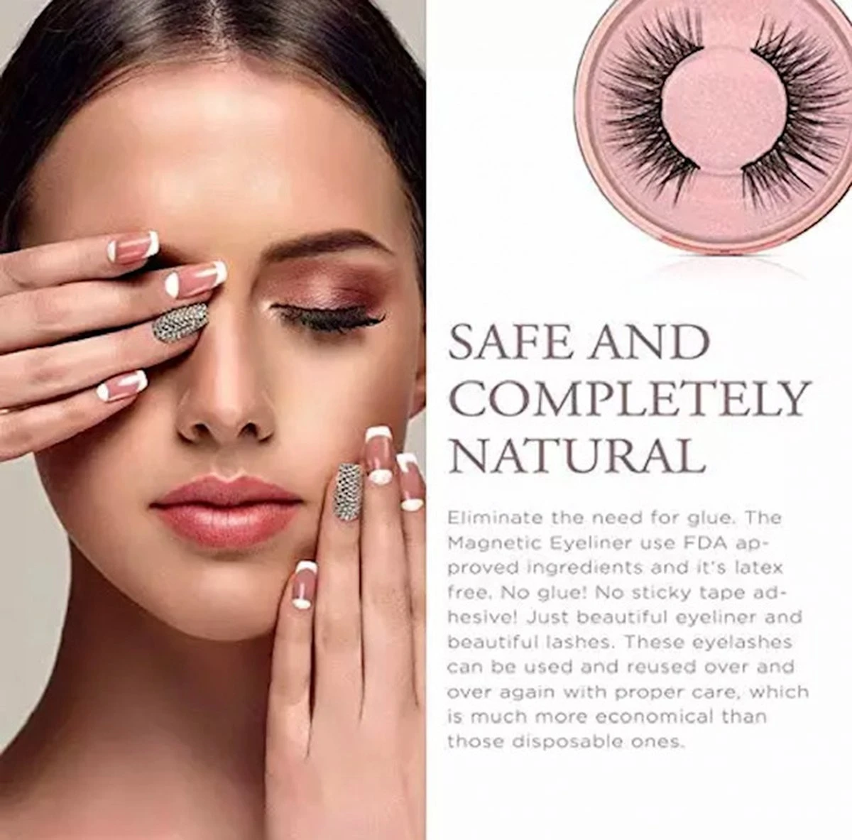 Nepwimpers - Nep Wimpers - Valse Wimpers - Lashes - False Lashes - Magnetische Wimpers - Magnetische Eyeliner - Miami 17 Nepwimpers - Nep Wimpers - Valse Wimpers - Lashes - False Lashes - Magnetische Wimpers - Magnetische Eyeliner - Miami - Afbeelding 15