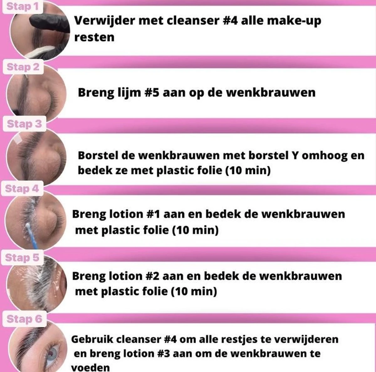 Merkloos Wimper & Wenkbrauw Lifting Set - Wimperlift - Wenkbrauwlift - Lashlift - Browlift - Proffesional Wimperlifting - Lash Lift - Wimperkit - Wenkbrauwkit - Permanent Gekrulde Wimpers - Lashes And Brows - Lash & Brow Kit 12 Merkloos Wimper & Wenkbrauw Lifting Set - Wimperlift - Wenkbrauwlift - Lashlift - Browlift - Proffesional Wimperlifting - Lash Lift - Wimperkit - Wenkbrauwkit - Permanent Gekrulde Wimpers - Lashes And Brows - Lash & Brow Kit - Afbeelding 10