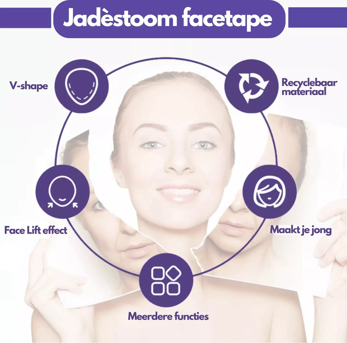 Face Lift Tape - Licht Haar - Facelift Zonder Chirurgie - Instant Eyes, Face And Neck Lift - Blond/wit/licht Haar - 40 Stuks - Transparent 10 Face Lift Tape - Licht Haar - Facelift Zonder Chirurgie - Instant Eyes, Face And Neck Lift - Blond/wit/licht Haar - 40 Stuks - Transparent - Afbeelding 8