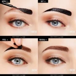 Maybelline Tattoo Brow Peel-Off Wenkbrauwgel - 3 Dark Brown - Bruin 29 Maybelline Tattoo Brow Peel-Off Wenkbrauwgel - 3 Dark Brown - Bruin -Cosmetica Winkel 1200x1193 4