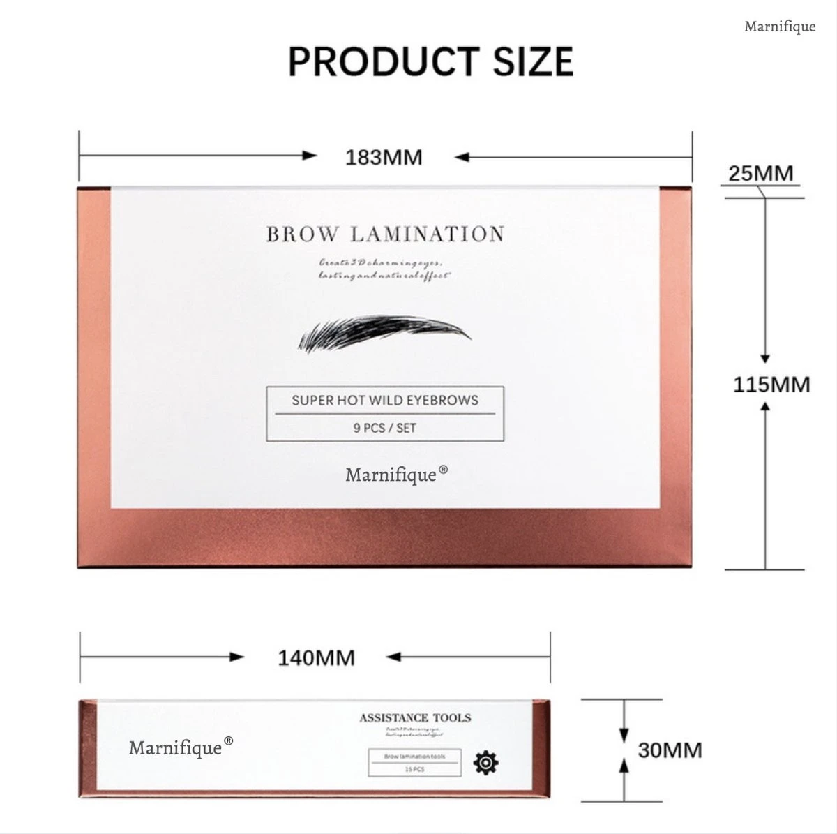 Marnifique® Professional Brow Lamination Kit - Starterkit - Eyebrow Lamination - Wenkbrauwgel - Wenkbrauw Borstel - Wenkbrauw Lift - Brow Soap - Brow Bar 9 Marnifique® Professional Brow Lamination Kit - Starterkit - Eyebrow Lamination - Wenkbrauwgel - Wenkbrauw Borstel - Wenkbrauw Lift - Brow Soap - Brow Bar - Afbeelding 7