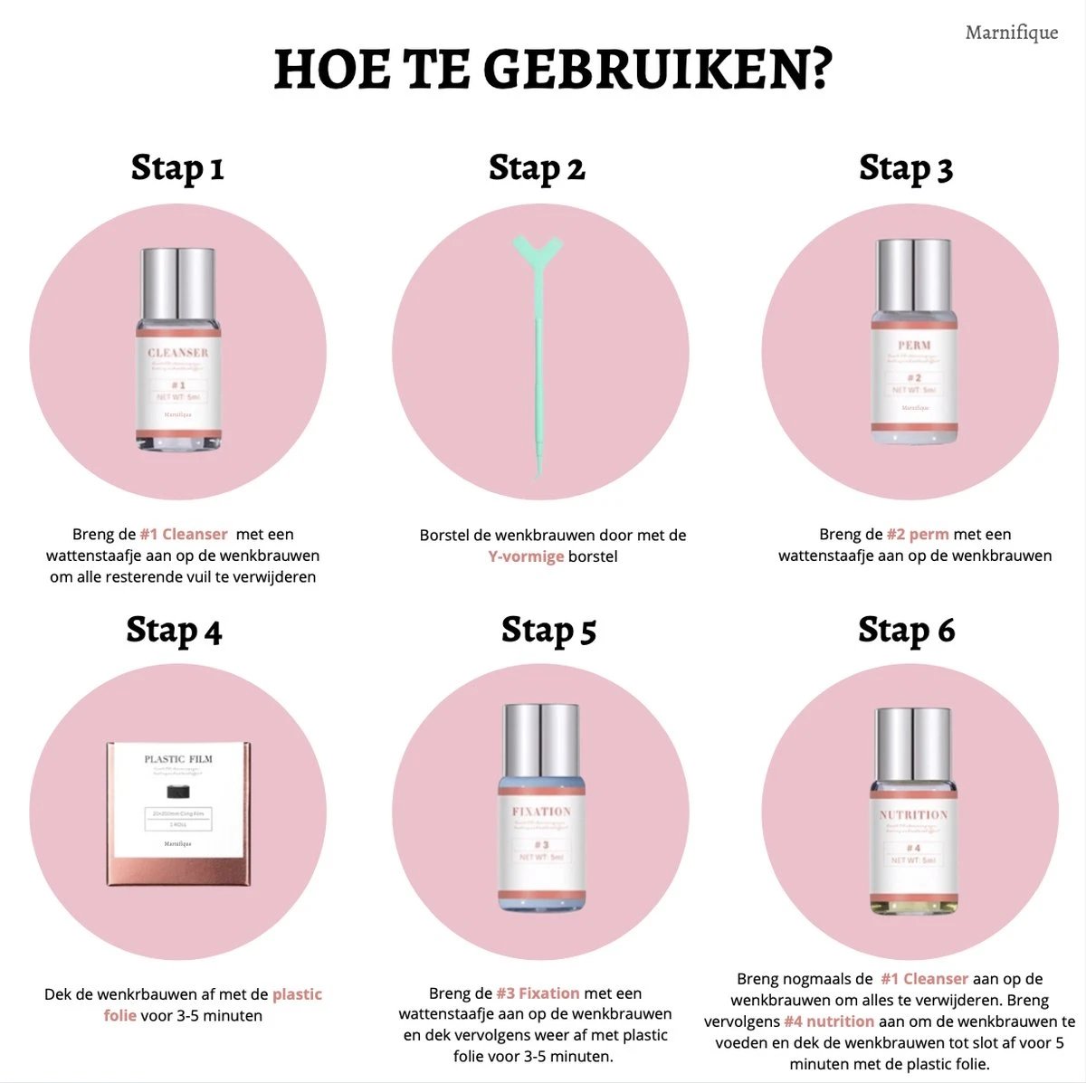 Marnifique® Professional Brow Lamination Kit - Starterkit - Eyebrow Lamination - Wenkbrauwgel - Wenkbrauw Borstel - Wenkbrauw Lift - Brow Soap - Brow Bar 10 Marnifique® Professional Brow Lamination Kit - Starterkit - Eyebrow Lamination - Wenkbrauwgel - Wenkbrauw Borstel - Wenkbrauw Lift - Brow Soap - Brow Bar - Afbeelding 8