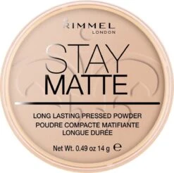 Rimmel London Stay Matte Pressed Powder - 005 Silky Beige 28 Rimmel London Stay Matte Pressed Powder - 005 Silky Beige -Cosmetica Winkel 1200x1197 15