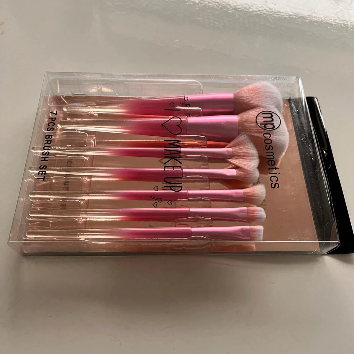 Make-up Borstel Set - 7stuks - Roze 4 Make-up Borstel Set - 7stuks - Roze - Afbeelding 2