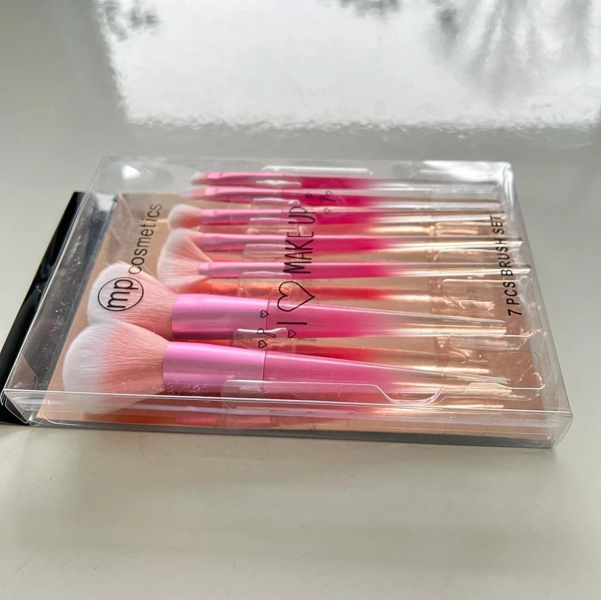 Make-up Borstel Set - 7stuks - Roze 5 Make-up Borstel Set - 7stuks - Roze - Afbeelding 3
