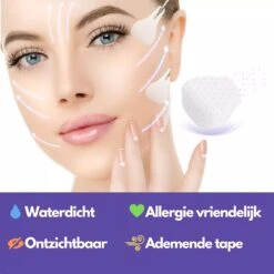 Face Lift Tape - Facelift Zonder Chirurgie - Instant Eyes, Face And Neck Lift - 40 Stuks - Transparent -Cosmetica Winkel 1200x1198 40