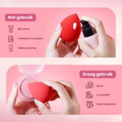 Beauty Blender - Make-up Sponsjes - Spons - 8 Stuks - Zacht & Perfecte Vorm! 13 Beauty Blender - Make-up Sponsjes - Spons - 8 Stuks - Zacht & Perfecte Vorm! -Cosmetica Winkel 1200x1200 1024