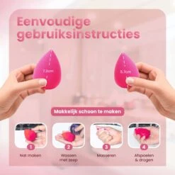 Beauty Blender - Make-up Sponsjes - Spons - 6 Stuks - Zacht & Perfecte Vorm! -Cosmetica Winkel 1200x1200 1038