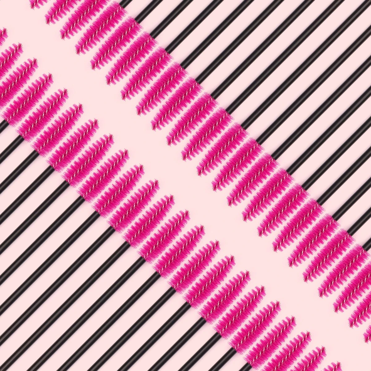 Wegwerp Wimperborsteltjes - Voor Mascara, Wimpers En Wenkbrauw - Wenkbrauw Borstel - 50 Stuks 4 Wegwerp Wimperborsteltjes - Voor Mascara, Wimpers En Wenkbrauw - Wenkbrauw Borstel - 50 Stuks - Afbeelding 2