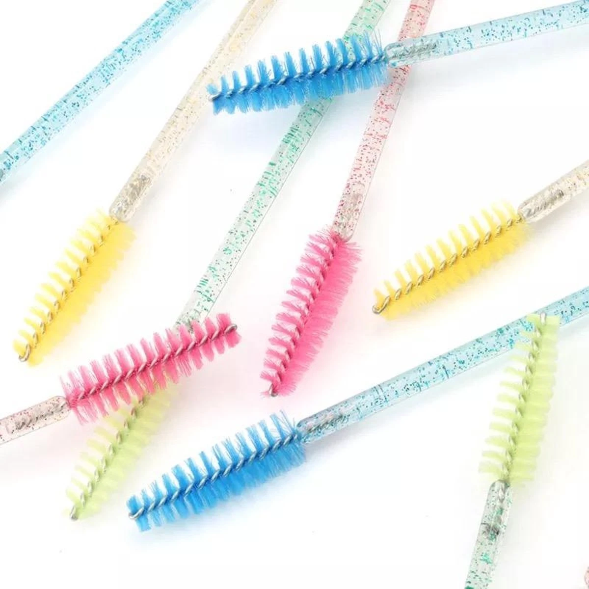 Wegwerp Wimper En Wenkbrauw Borsteltjes - Mascara Borsteltjes - 10 Stuks - Roze 4 Wegwerp Wimper En Wenkbrauw Borsteltjes - Mascara Borsteltjes - 10 Stuks - Roze - Afbeelding 2