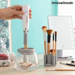 Innovagoods Luxe Make-up Kwastenreiniger - Elektrisch - Reinigen én Drogen - Draadloos - Make-up Borstels Schoonmaken 23 Innovagoods Luxe Make-up Kwastenreiniger - Elektrisch - Reinigen én Drogen - Draadloos - Make-up Borstels Schoonmaken -Cosmetica Winkel 1200x1200 1085