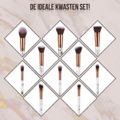 Luxe Make Up Kwasten Set - Make Up Brush - Oogschaduw – Beauty - Foundation Kwast - Poederkwast - Brush - Make Up - Cosmetica - Kwasten Set – Make Up Etui - Make Up Penselen Set – Make Up Set 17 Luxe Make Up Kwasten Set - Make Up Brush - Oogschaduw – Beauty - Foundation Kwast - Poederkwast - Brush - Make Up - Cosmetica - Kwasten Set – Make Up Etui - Make Up Penselen Set – Make Up Set -Cosmetica Winkel 1200x1200 1108