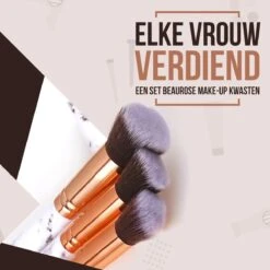 Luxe Make Up Kwasten Set - Make Up Brush - Oogschaduw – Beauty - Foundation Kwast - Poederkwast - Brush - Make Up - Cosmetica - Kwasten Set – Make Up Etui - Make Up Penselen Set – Make Up Set 22 Luxe Make Up Kwasten Set - Make Up Brush - Oogschaduw – Beauty - Foundation Kwast - Poederkwast - Brush - Make Up - Cosmetica - Kwasten Set – Make Up Etui - Make Up Penselen Set – Make Up Set -Cosmetica Winkel 1200x1200 1110