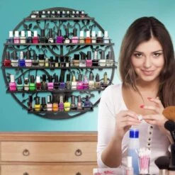 Confibel Nagellak Houder - Nagellak Flesjes Organizer - Essentiële Oliën Organizer - Rek Voor Flesjes - Wanddecoratie - Zwart 19 Confibel Nagellak Houder - Nagellak Flesjes Organizer - Essentiële Oliën Organizer - Rek Voor Flesjes - Wanddecoratie - Zwart -Cosmetica Winkel 1200x1200 1125