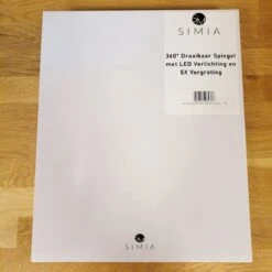 360° Draaibaar LED Scheerspiegel Met 5X Vergroting - 3 Lichtstanden - Dimstanden - Badkamerspiegel Met Natuurlijk Licht - Make-up Spiegel - Draadloos - Werkt Op Batterijen -Cosmetica Winkel 1200x1200 1155