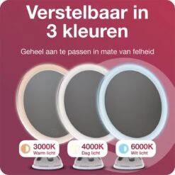 Innovision Make Up Spiegel Met Verlichting En Zuignap - 360° Verstelbaar - 10x Vergroot -Cosmetica Winkel 1200x1200 1167