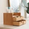 Merkloos Decopatent® Luxe Make-up Organizer Met 3 Lades - Cosmetica Organizer Make Up Met Schuiflade Bamboe Hout - Cosmeticahouder - Toren 1 Merkloos Decopatent® Luxe Make-up Organizer Met 3 Lades - Cosmetica Organizer Make Up Met Schuiflade Bamboe Hout - Cosmeticahouder - Toren -Cosmetica Winkel 1200x1200 1220