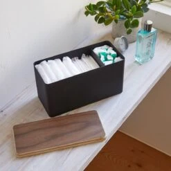 Yamazaki Opbergbox Make Up - Sanitair - Zwart -Cosmetica Winkel 1200x1200 1244