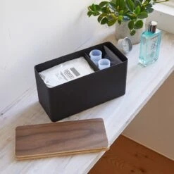 Yamazaki Opbergbox Make Up - Sanitair - Zwart -Cosmetica Winkel 1200x1200 1245