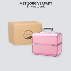 Confibel Cosmetica Koffer - Make Up Koffer Uitklapbaar - 5 Opbergbakken Make-up Koffer - Beautycase/Visagiekoffer /Cosmeticakoffer /Beautycase/ Nagelstylistekoffer - Roze 18 Confibel Cosmetica Koffer - Make Up Koffer Uitklapbaar - 5 Opbergbakken Make-up Koffer - Beautycase/Visagiekoffer /Cosmeticakoffer /Beautycase/ Nagelstylistekoffer - Roze -Cosmetica Winkel 1200x1200 1253