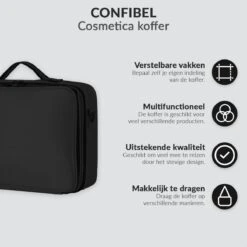 Cosmetica Koffer - Make-up Koffer Met Verstelbare Vakken - Visagie En Nagelstyliste Beauty Koffer - 37x27x13CM 15 Cosmetica Koffer - Make-up Koffer Met Verstelbare Vakken - Visagie En Nagelstyliste Beauty Koffer - 37x27x13CM -Cosmetica Winkel 1200x1200 1267