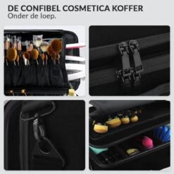 Cosmetica Koffer - Make-up Koffer Met Verstelbare Vakken - Visagie En Nagelstyliste Beauty Koffer - 37x27x13CM 19 Cosmetica Koffer - Make-up Koffer Met Verstelbare Vakken - Visagie En Nagelstyliste Beauty Koffer - 37x27x13CM -Cosmetica Winkel 1200x1200 1271
