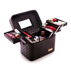Confibel Make Up Koffer - Uitklapbaar - 5 Opbergbakken - Met Spiegel - Zwart 32 Confibel Make Up Koffer - Uitklapbaar - 5 Opbergbakken - Met Spiegel - Zwart -Cosmetica Winkel 1200x1200 1298