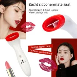 BenjaBeauty Lip Plumper - Lippen - Lipstick - Lippenbalsem - Rood - Wit 14 BenjaBeauty Lip Plumper - Lippen - Lipstick - Lippenbalsem - Rood - Wit -Cosmetica Winkel 1200x1200 148