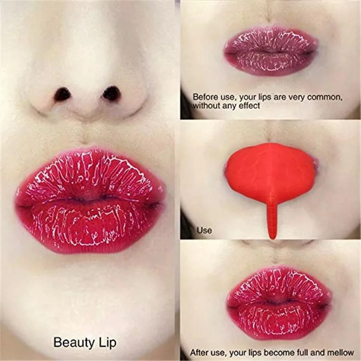 Fuller Lips Lip Plumper Large Round -Vollere Lip- Plumper Lipvergroter Zuignap 5 Fuller Lips Lip Plumper Large Round -Vollere Lip- Plumper Lipvergroter Zuignap - Afbeelding 3
