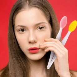 Merkloos Lip Scrub Borstel Set 4-delig - Mee Eters Verwijderen – Gezichtsreiniger – Gezichtsborstel Blackhead Remover -Cosmetica Winkel 1200x1200 161