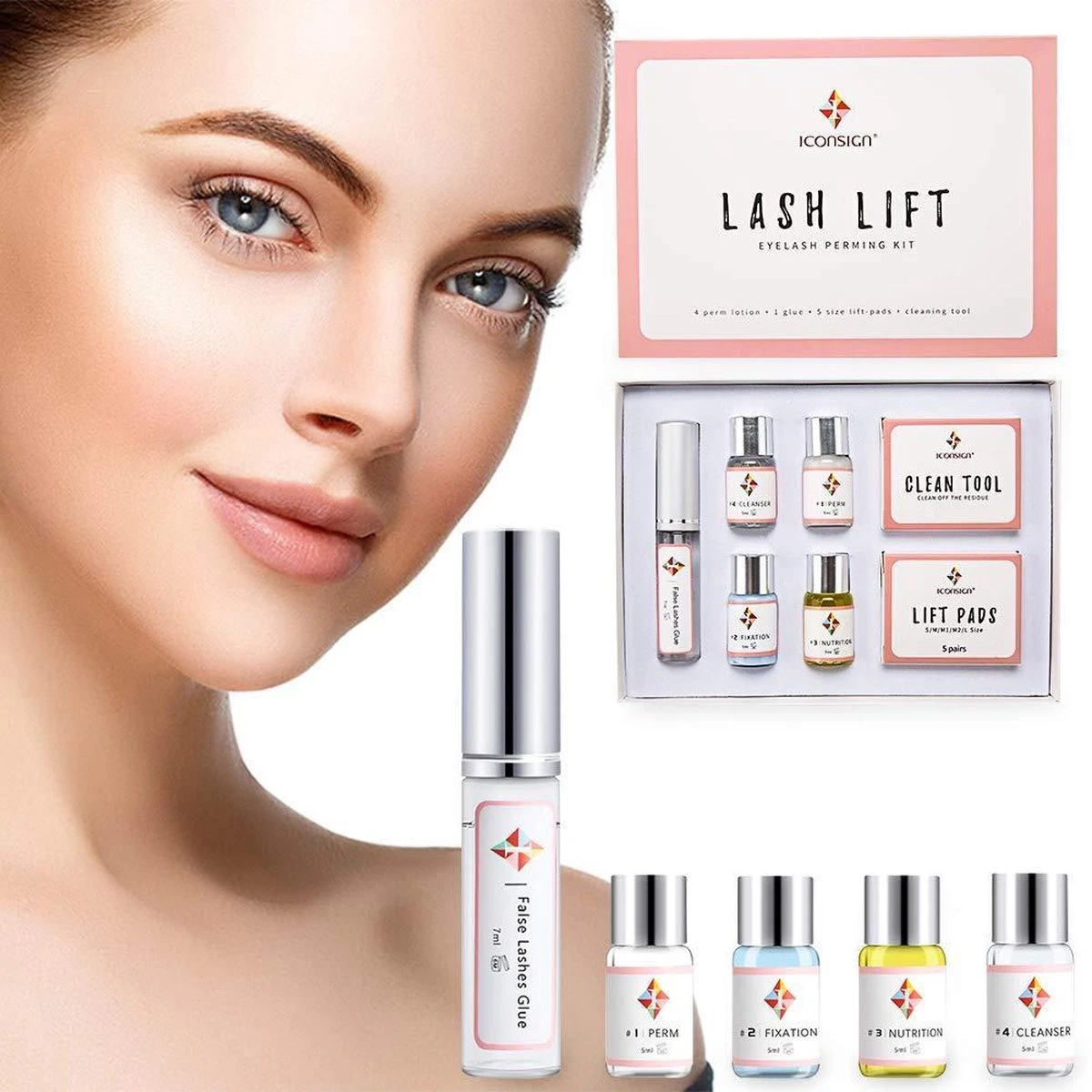 Iconsign® Professionele Wimperlifting Set Inclusief Sterke Lijm 3 Iconsign® Professionele Wimperlifting Set Inclusief Sterke Lijm