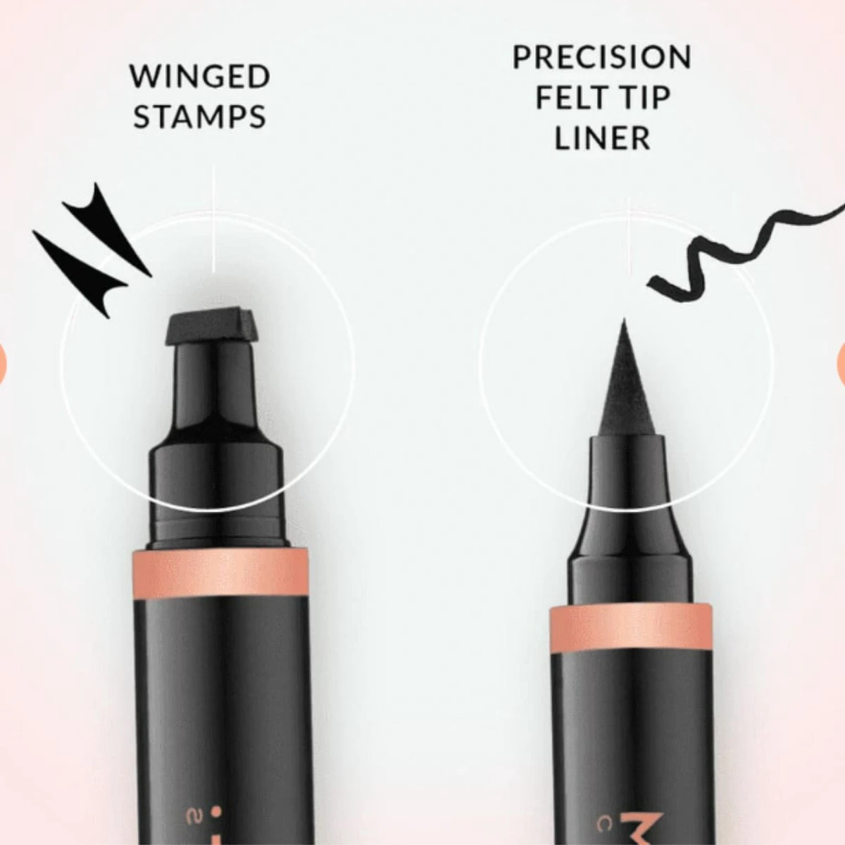 MARBL. Cosmetics - Easy Wing - Eyeliner Stempel - 6MM - 7 MARBL. Cosmetics - Easy Wing - Eyeliner Stempel - 6MM - - Afbeelding 5