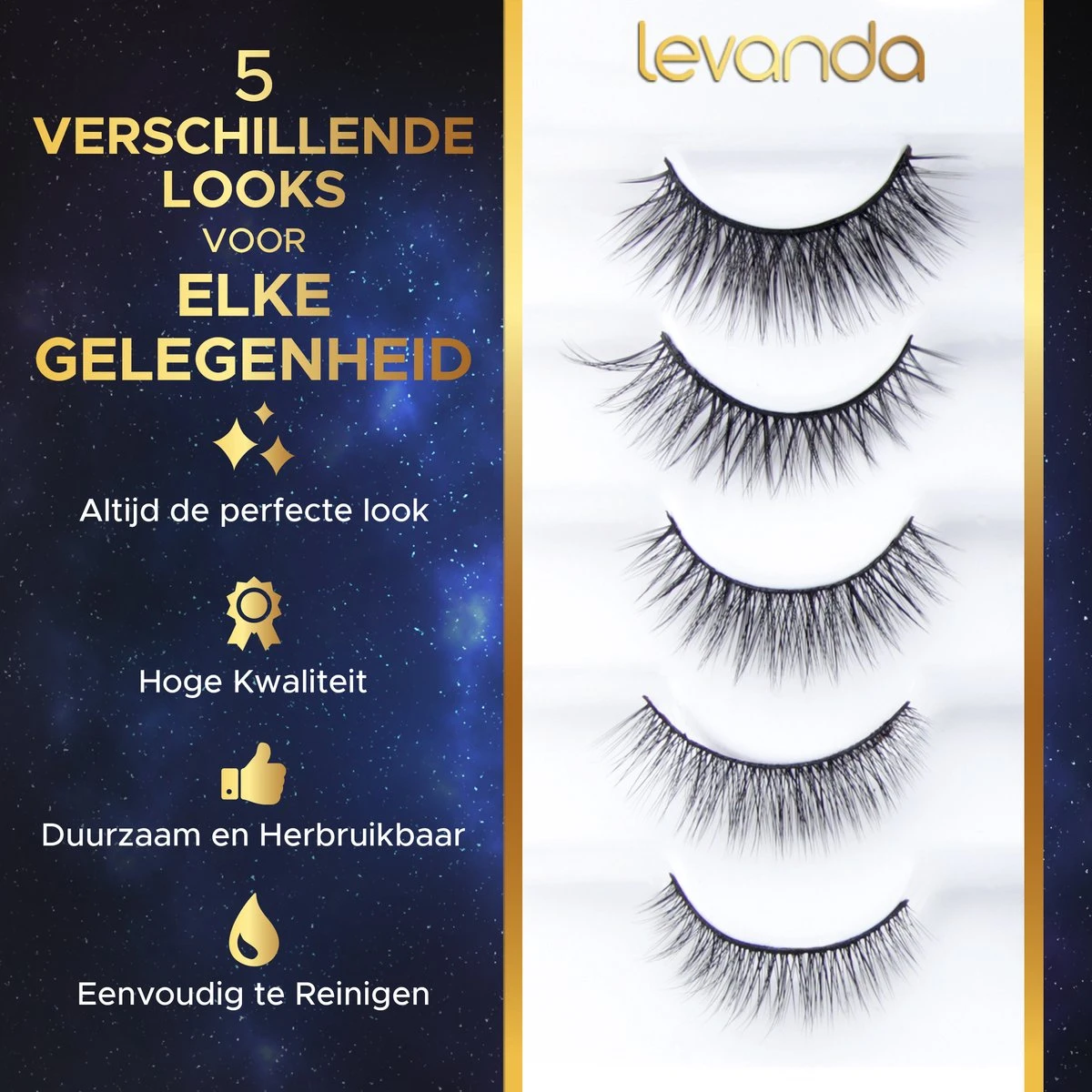 Nep Wimpers Met Magnetische Eyeliner Zwart - Wimperextensions Magnetic Lashes - Valse Wimpers Magneet Potlood En Applicator 5 Nep Wimpers Met Magnetische Eyeliner Zwart - Wimperextensions Magnetic Lashes - Valse Wimpers Magneet Potlood En Applicator - Afbeelding 3