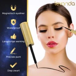 Nep Wimpers Met Magnetische Eyeliner Zwart - Wimperextensions Magnetic Lashes - Valse Wimpers Magneet Potlood En Applicator 16 Nep Wimpers Met Magnetische Eyeliner Zwart - Wimperextensions Magnetic Lashes - Valse Wimpers Magneet Potlood En Applicator -Cosmetica Winkel 1200x1200 349