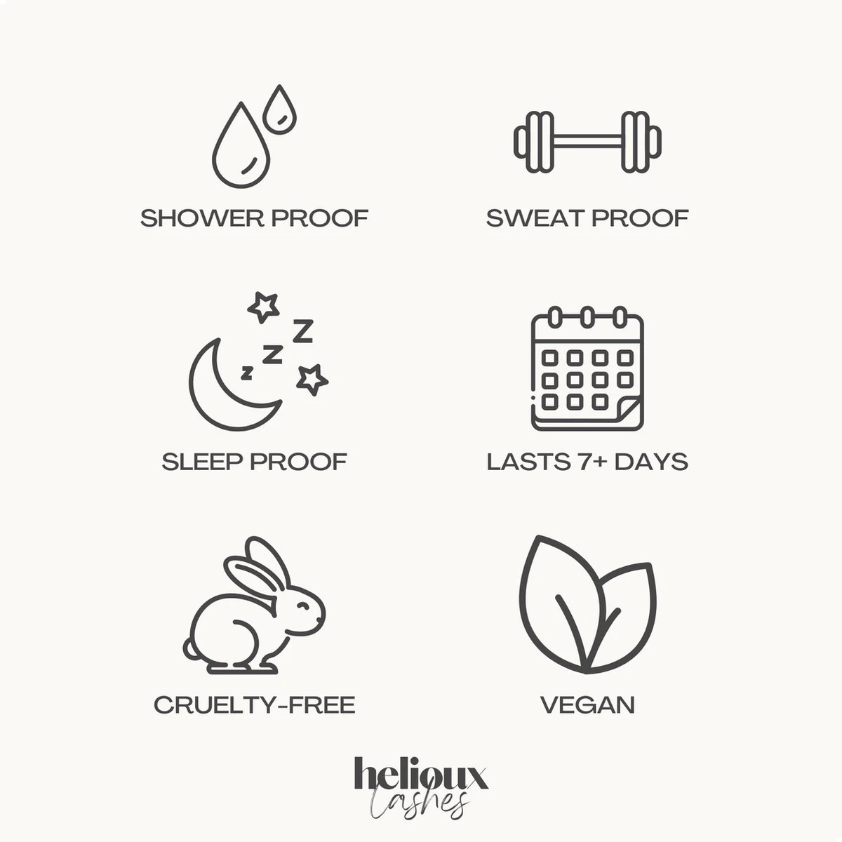 Helioux® - Quicklashes Nepwimpers - DIY Wimpersextensions Voor Thuis - 8mm - Blijven 5+ Dagen Zitten - Complete Set Incl. Wimpers, Lijm, Remover, Pincet - Herbruikbaar - Falscara 6 Helioux® - Quicklashes Nepwimpers - DIY Wimpersextensions Voor Thuis - 8mm - Blijven 5+ Dagen Zitten - Complete Set Incl. Wimpers, Lijm, Remover, Pincet - Herbruikbaar - Falscara - Afbeelding 4