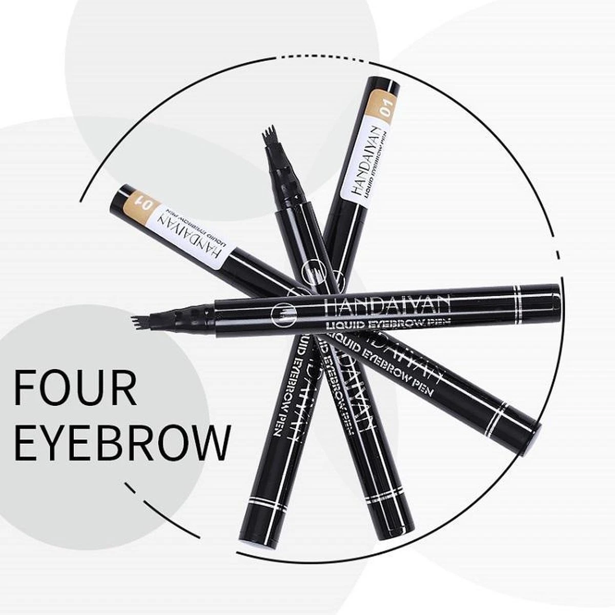 Joya Beauty® Microblading Eyebrow Tattoo Pen | Waterproof Tattoo Wenkbrauw Pen | Wenkbrauwpen | Kleur 3: Chestnut 9 Joya Beauty® Microblading Eyebrow Tattoo Pen | Waterproof Tattoo Wenkbrauw Pen | Wenkbrauwpen | Kleur 3: Chestnut - Afbeelding 7