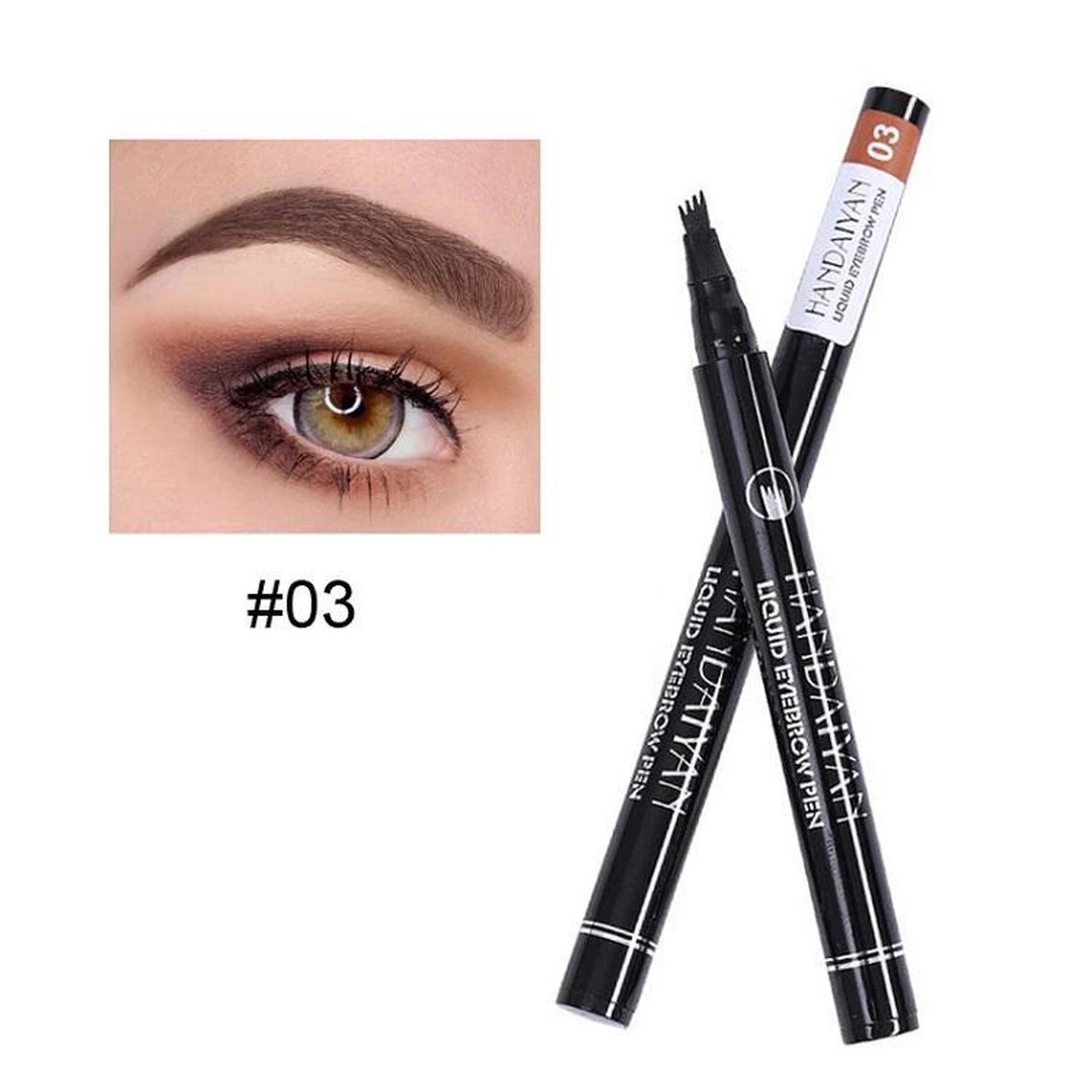 Joya Beauty® Microblading Eyebrow Tattoo Pen | Waterproof Tattoo Wenkbrauw Pen | Wenkbrauwpen | Kleur 3: Chestnut 14 Joya Beauty® Microblading Eyebrow Tattoo Pen | Waterproof Tattoo Wenkbrauw Pen | Wenkbrauwpen | Kleur 3: Chestnut - Afbeelding 12