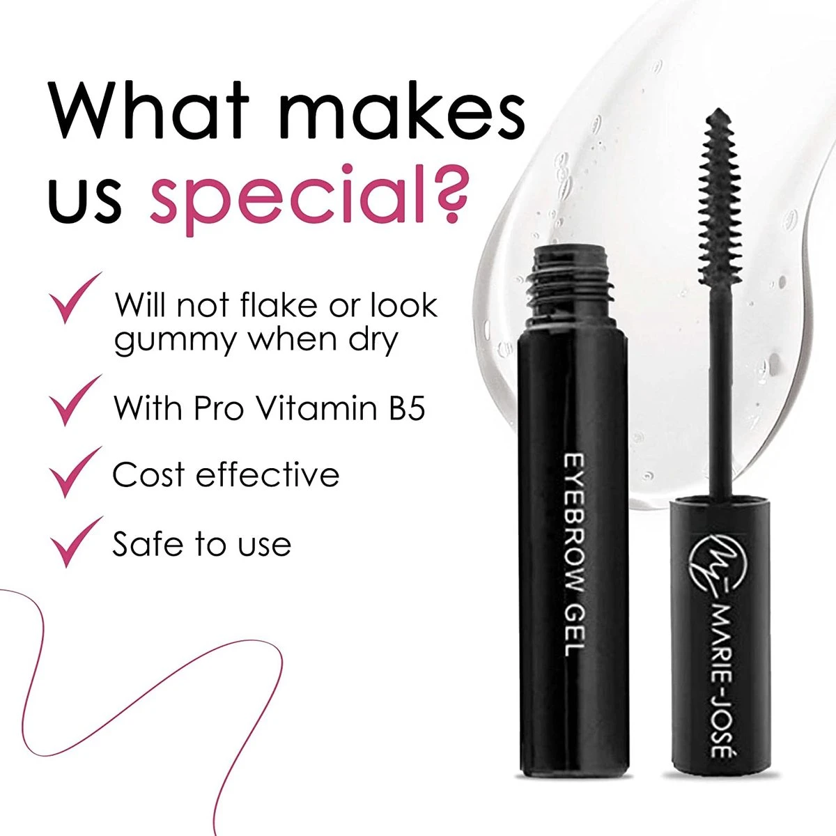 Marie-José & Co Wenkbrauwgel Transparant - 10 Ml 5 Marie-José & Co Wenkbrauwgel Transparant - 10 Ml - Afbeelding 3