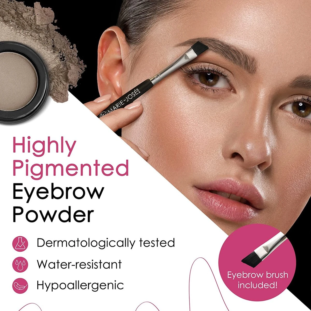 Wenkbrauwpoeder Donkerblond - Taupe - Wenkbrauw Make-up - Zachte, Natuurlijke Wenkbrauwen - Marie-José & Co 9 Wenkbrauwpoeder Donkerblond - Taupe - Wenkbrauw Make-up - Zachte, Natuurlijke Wenkbrauwen - Marie-José & Co - Afbeelding 7